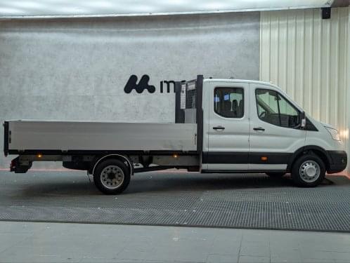 FORD TRANSIT 2.0 TDCI 170CV DOBLE CABINA CAJA ABIERTA 2019 de segunda mano