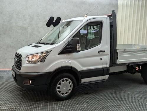 FORD TRANSIT 2.0 TDCI 170CV 350 CAJA ABIERTA  L2 2018 de segunda mano