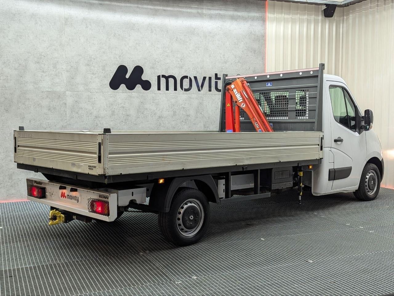 RENAULT MASTER 2.3 DCI 130CV L3 CAJA ABIERTA CON PLUMA 11 