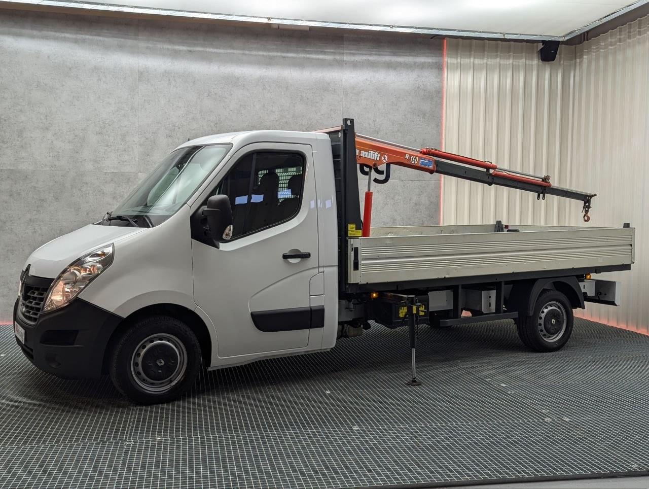 RENAULT MASTER 2.3 DCI 130CV L3 CAJA ABIERTA CON PLUMA 3 