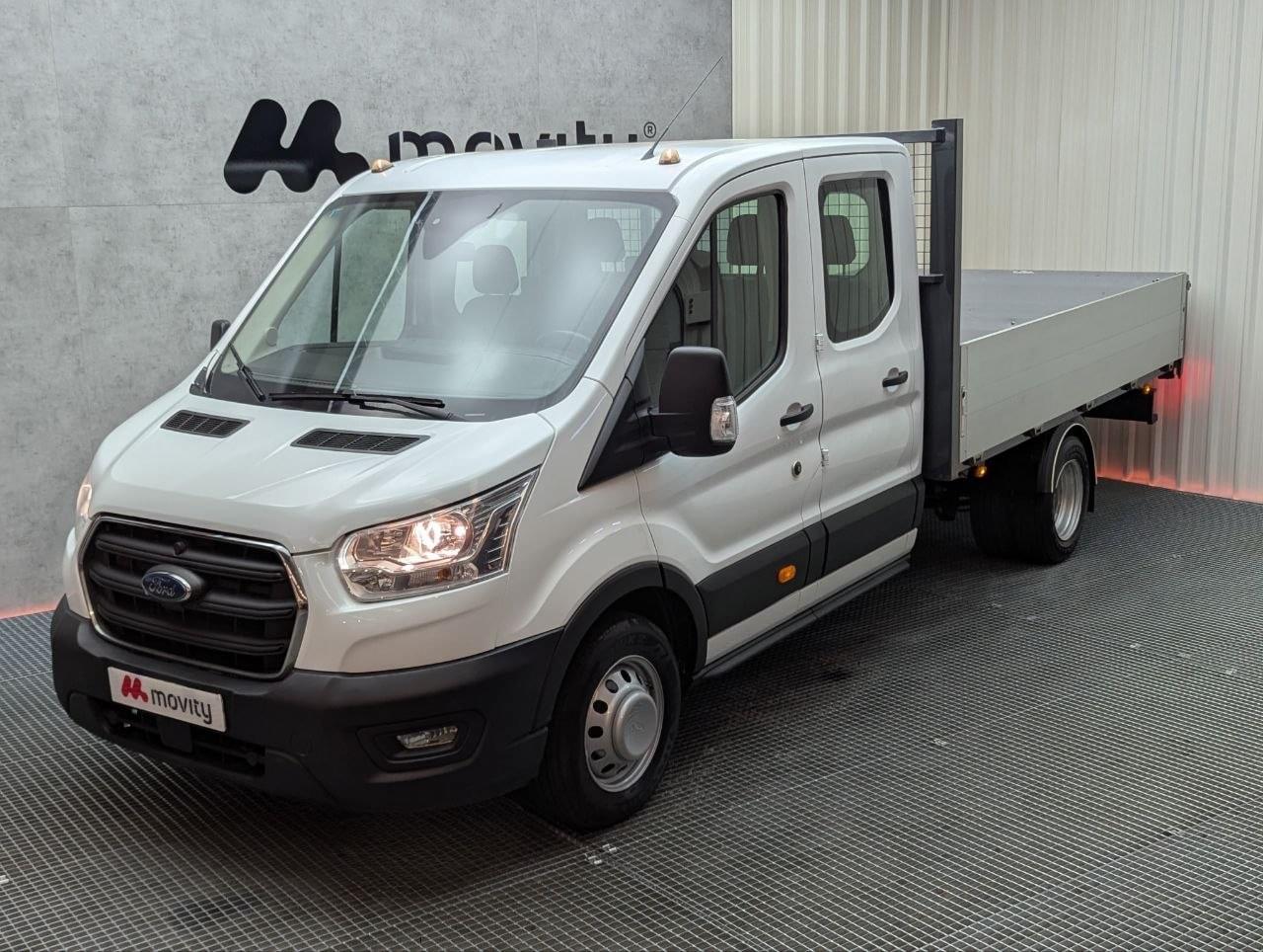 FORD TRANSIT 2.0 TDCI 170CV DOBLE CABINA CAJA ABIERTA 12 