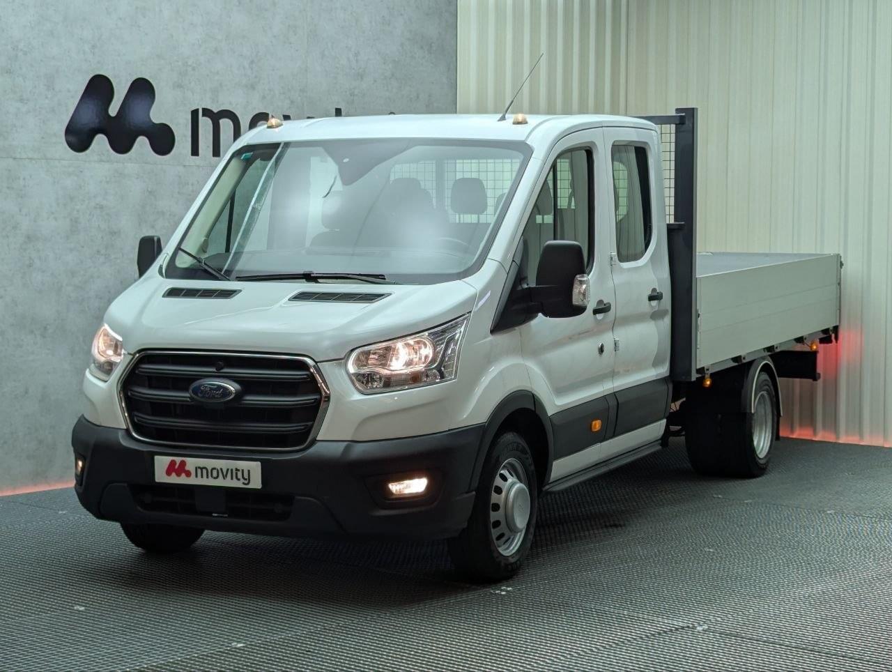 FORD TRANSIT 2.0 TDCI 170CV DOBLE CABINA CAJA ABIERTA 2 