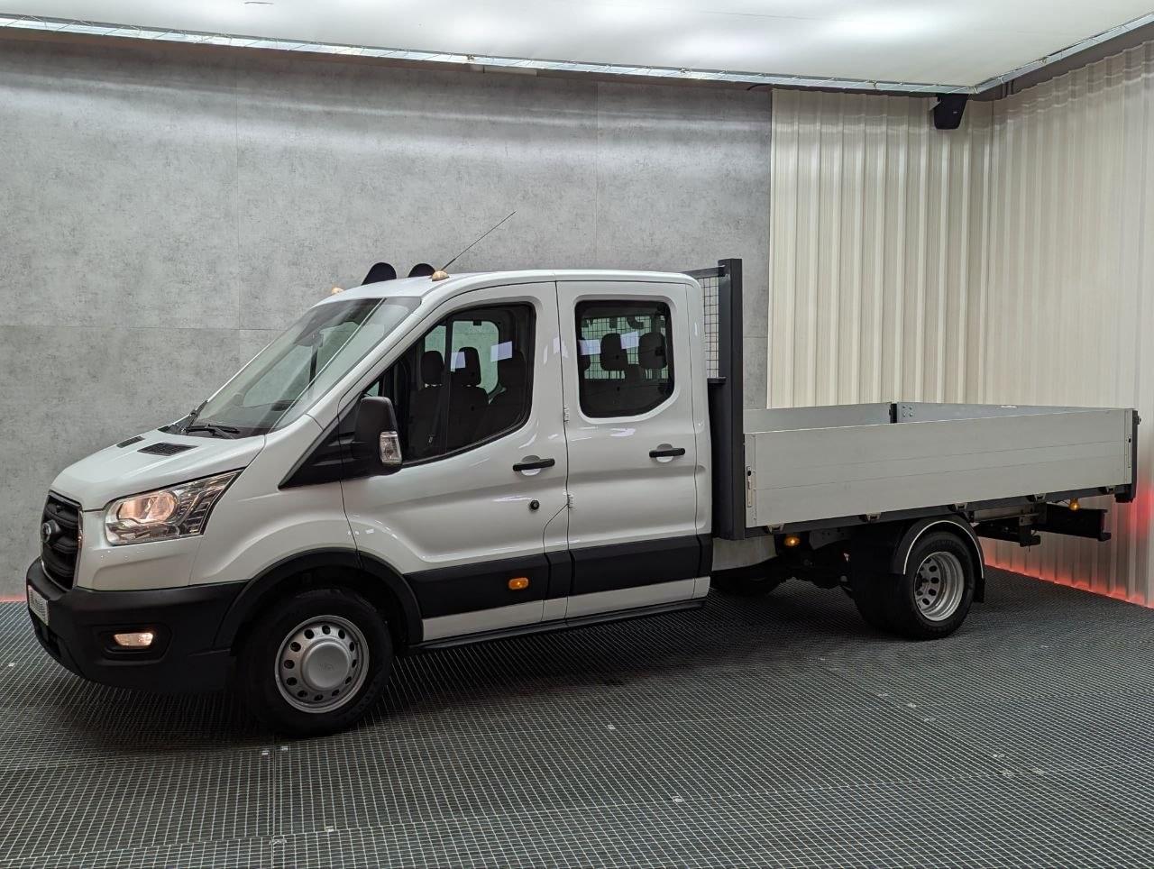 FORD TRANSIT 2.0 TDCI 170CV DOBLE CABINA CAJA ABIERTA 3 