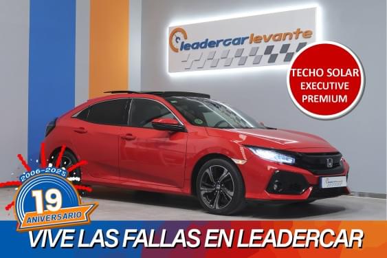 HONDA CIVIC 1.0 I-VTEC TURBO EXECUTIVE PREMIUM  126C 2018 de segunda mano