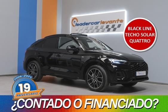 AUDI Q5 SPORTBACK BLACK LINE EDITION 40 TDI QUATTRO 204CV 2022 de segunda mano