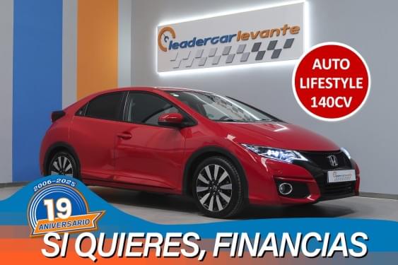 Comprar HONDA CIVIC 1.8 I-VTEC LIFESTYLE AUT 140CV 2015 de segunda mano HONDA CIVIC 1.8 I-VTEC LIFESTYLE AUT 140CV 2015 de segunda mano