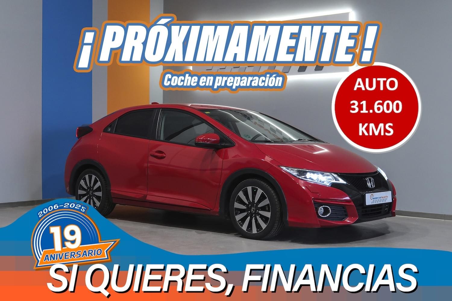 HONDA CIVIC 1.8 I-VTEC LIFESTYLE AUT 140CV 1 