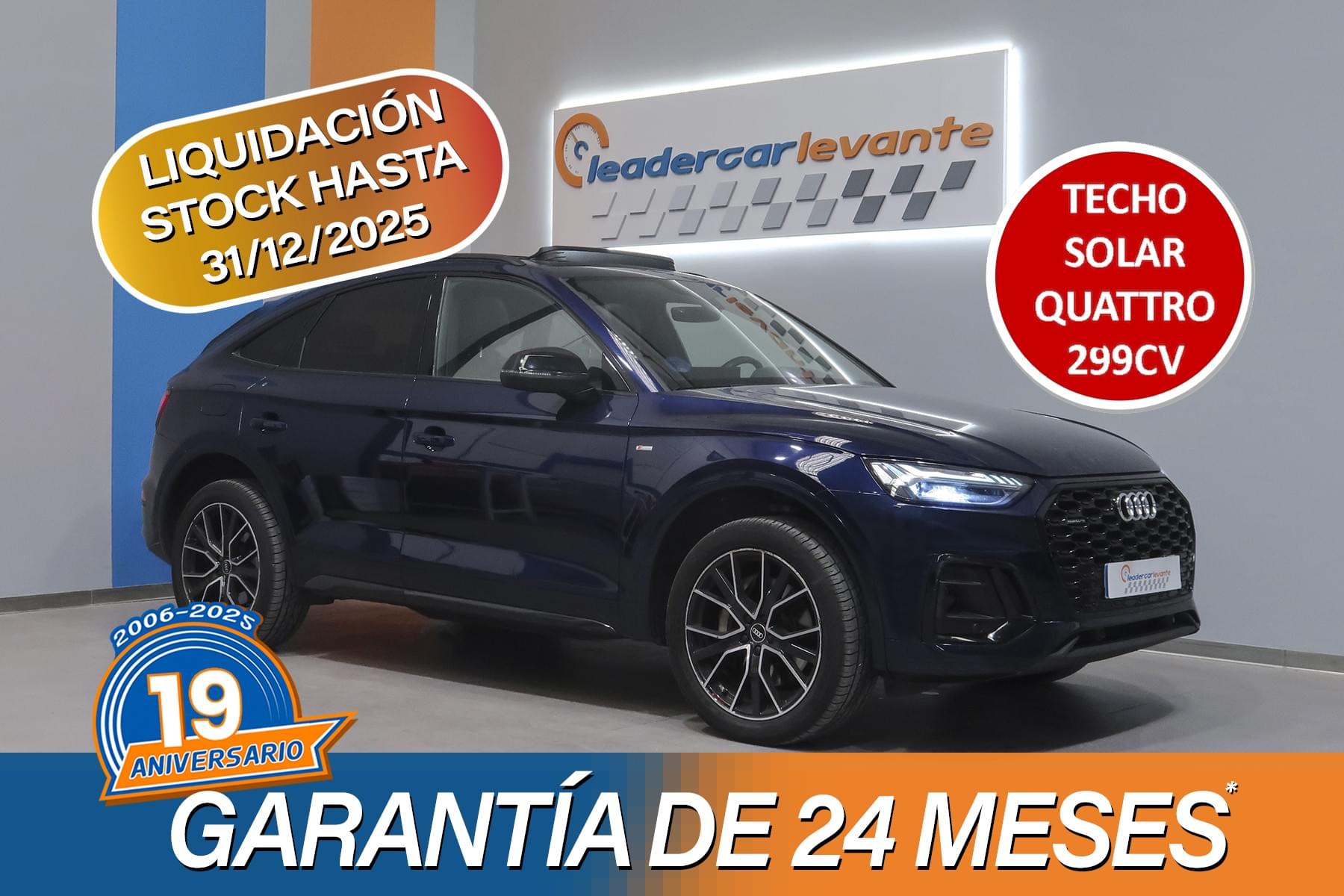 imagen de AUDI Q5 SPORTBACK BLACK LINE 50 TFSI E QUATTRO 299CV - REF: 04238
