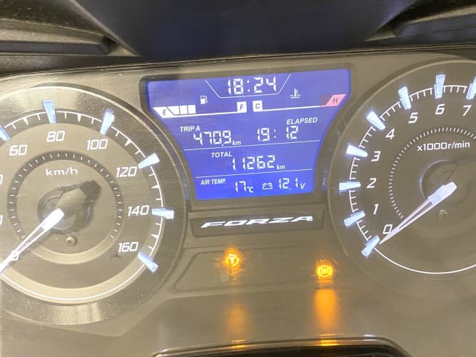 HONDA FORZA 125 2021 de segunda mano