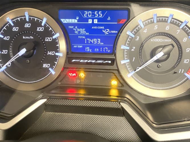 HONDA FORZA 350 2021 de segunda mano