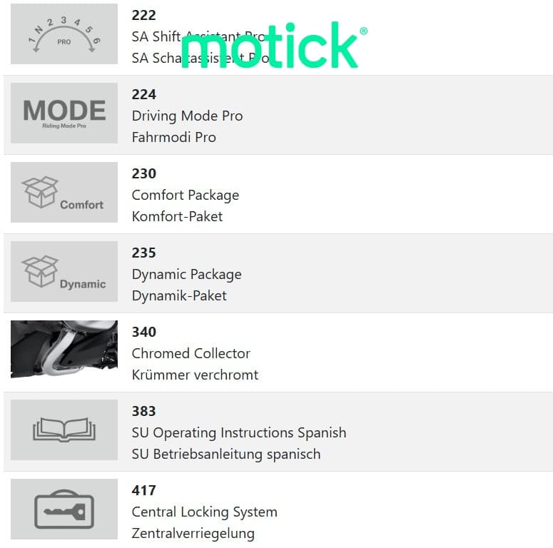 BMW R 1250 RT (3 PAQUETES + 3 MALETAS)