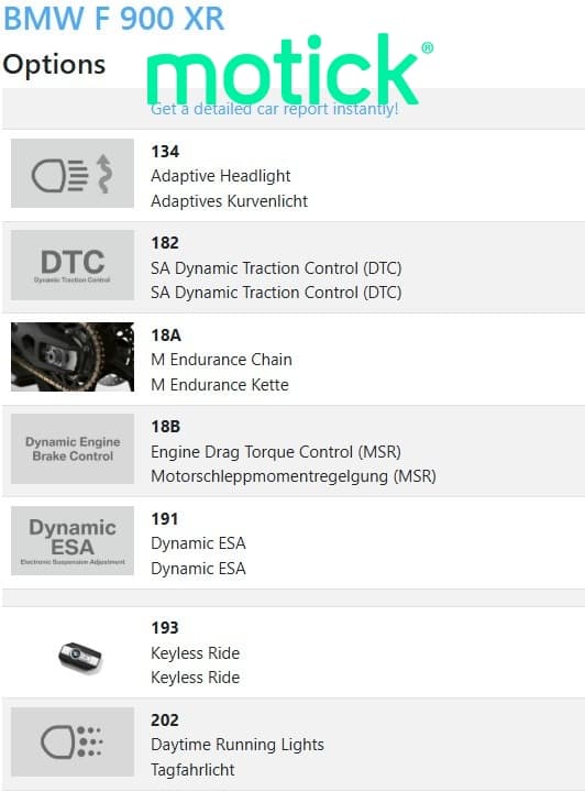 BMW F 900 XR (4 PACKGE)