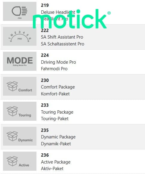 BMW F 900 XR (4 PACKGE)