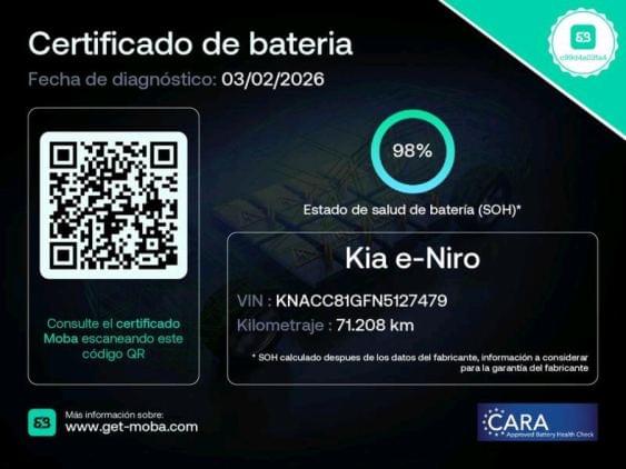 KIA E-NIRO de segunda mano