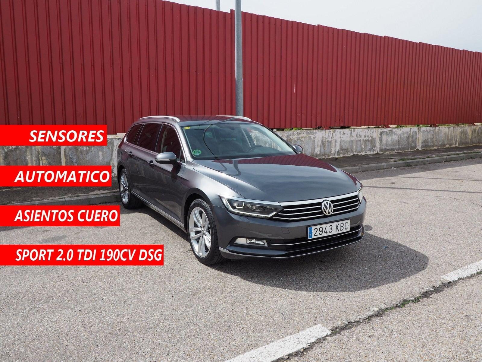 imagen de VOLKSWAGEN PASSAT VARIANT SPORT 2.0 TDI 190CV BMT DSG - REF: 03397