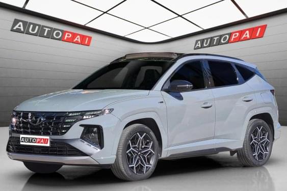 HYUNDAI TUCSON 1.6 TGI 230cv. HEV  N-LINE SKY AT. 2021 de segunda mano