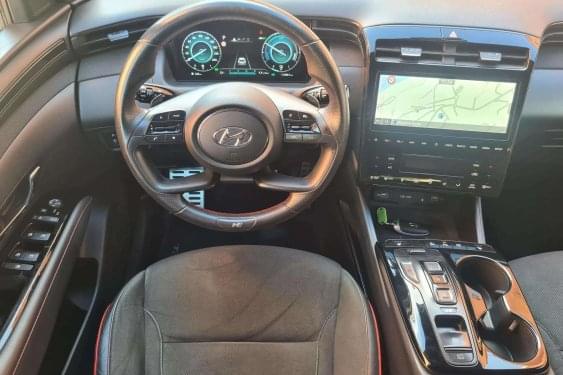 HYUNDAI TUCSON 1.6 TGI 230cv. HEV  N-LINE SKY AT. 2021 de segunda mano