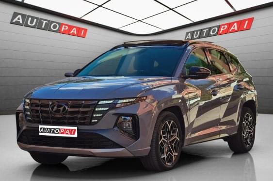 HYUNDAI TUCSON 1.6 TGI 230cv. HEV  N-LINE SKY AT. 2021 de segunda mano