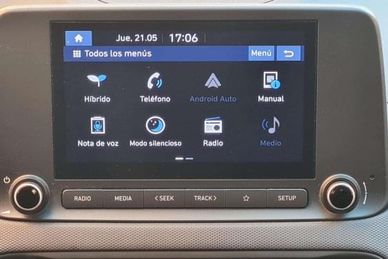 HYUNDAI KONA 1.6 GDI HEV 140cv. DCT KLASS autom. 2021 de segunda mano