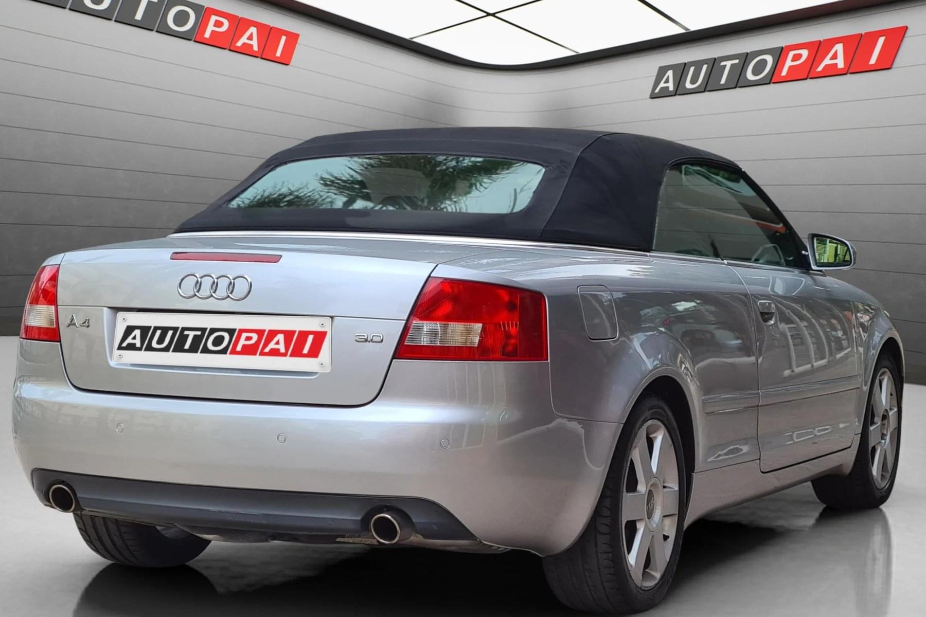 AUDI A4 CABRIO 3.0 V6 220cv. MULTITRONIC 22 