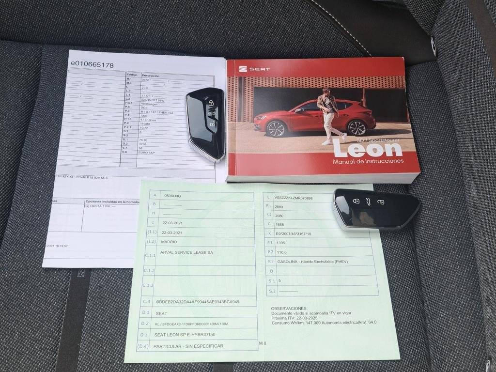SEAT LEÓN 1.4 e-Hybrid DSG-6 S&S Xcellence  204 CV 11 