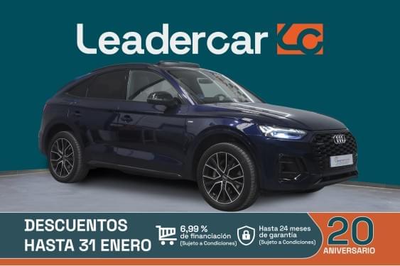 AUDI Q5 SPORTBACK BLACK LINE 50 TFSI E QUATTRO 299CV 2021 de segunda mano