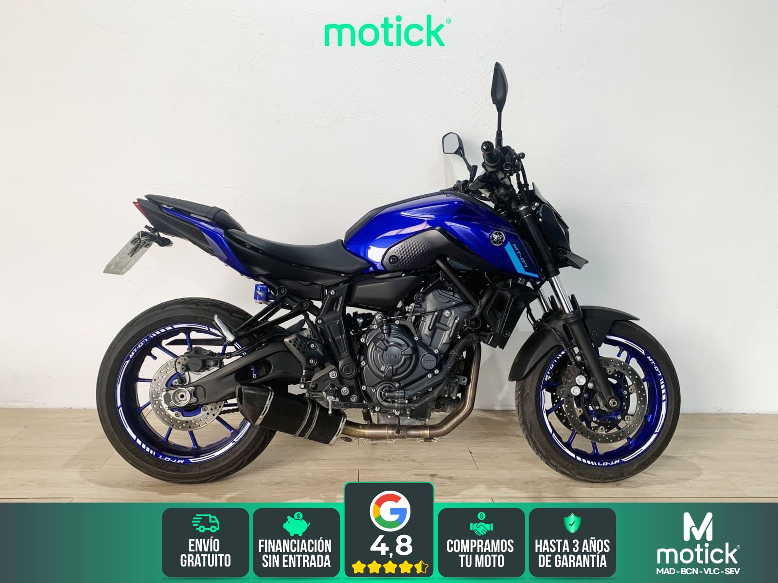 YAMAHA MT-07 (A)(ENTREGA ESCAPE ORIGINAL)