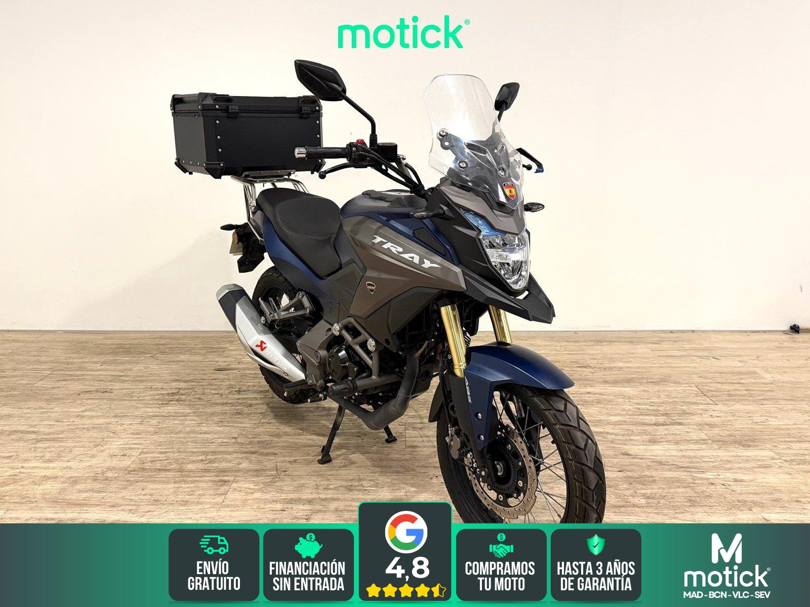 MH MOTORCYCLES TRAY 125 (TOP CASE)