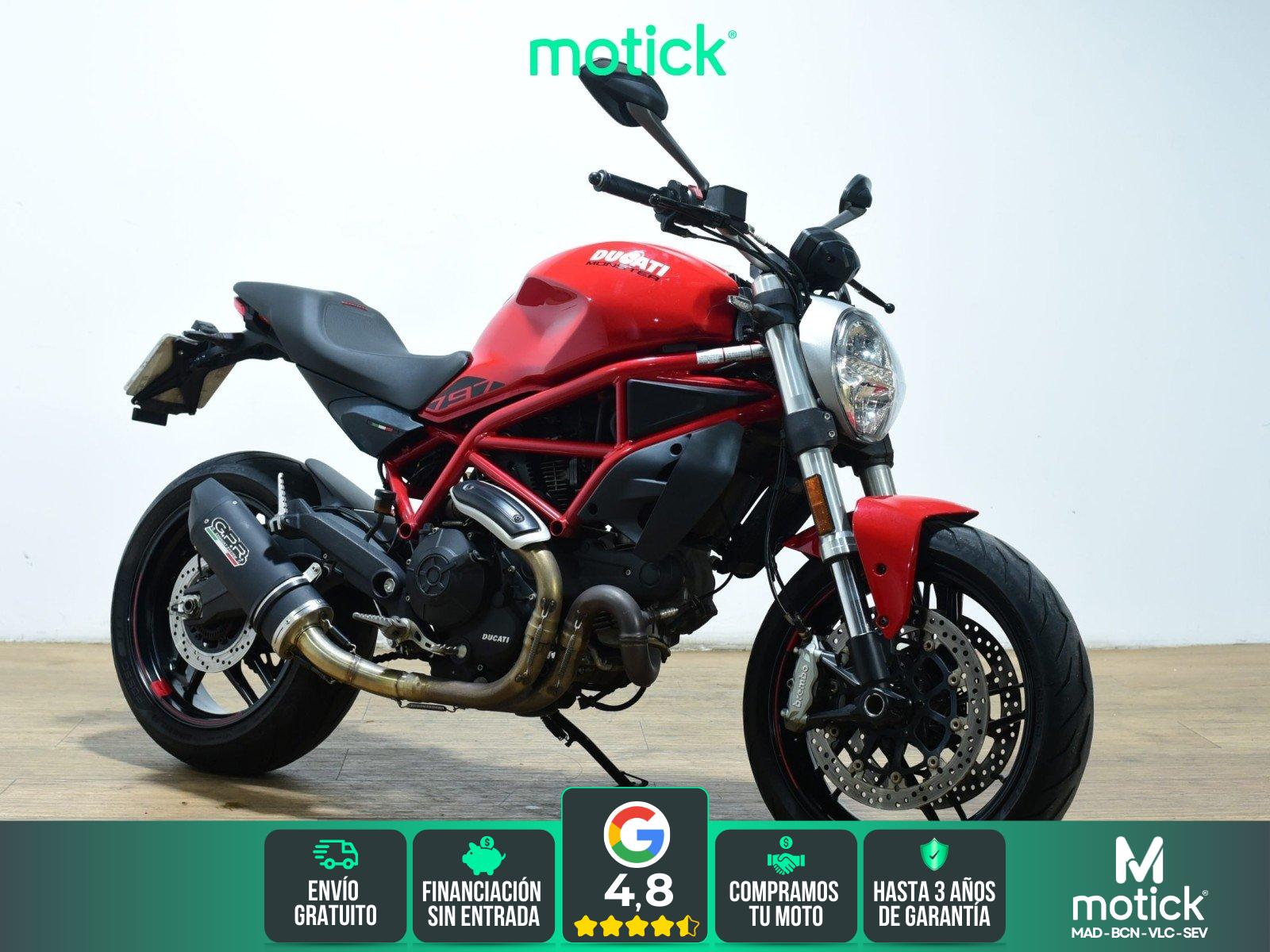 DUCATI MONSTER 797 (A2) (ESCAPE GPR HOMOLOGADO)
